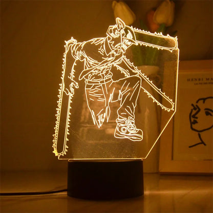 3D Chainsaw Man Denji Light