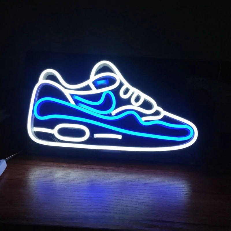 Neon Nike Shoes LED Light Sign