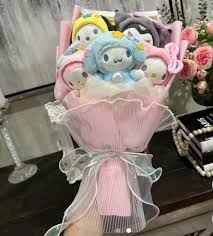 My Melody Kuromi Cinnamoroll Plush Doll Bouguet