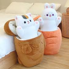 Cuddly Bunny & Carrot Cozy Set