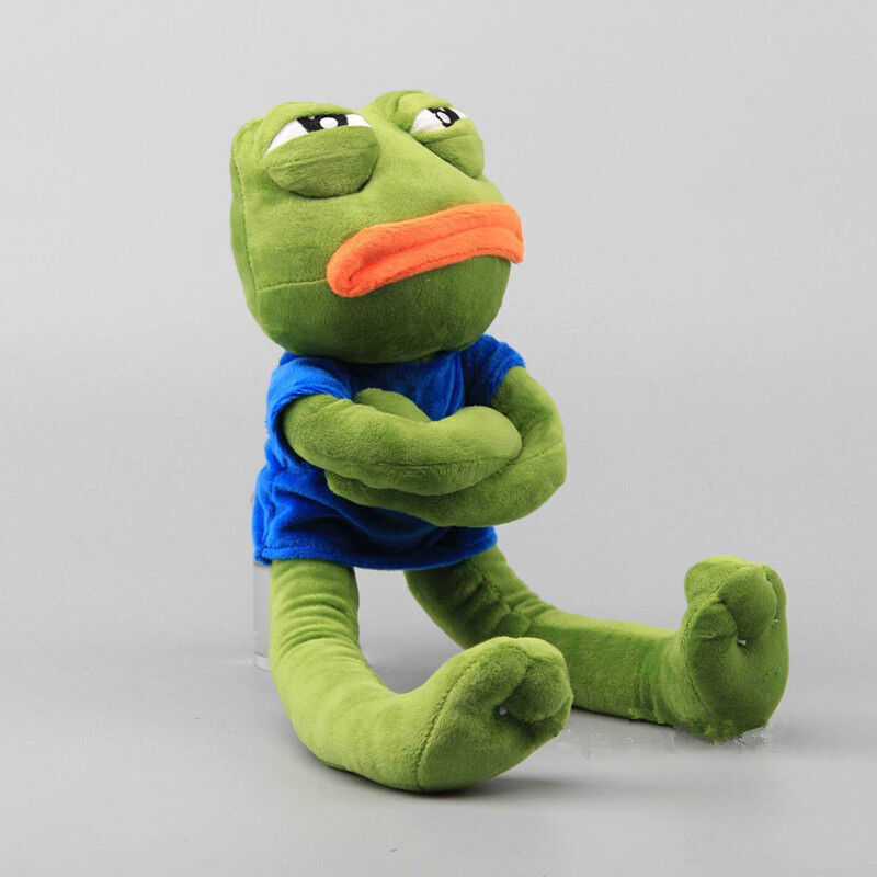 Sad Pepe frog Plushie