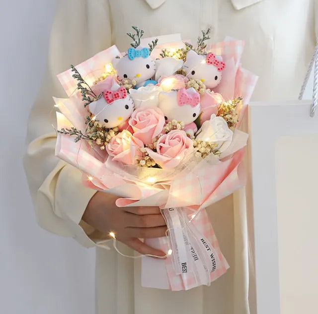 Hello Kitty Anime Plush Bouquet